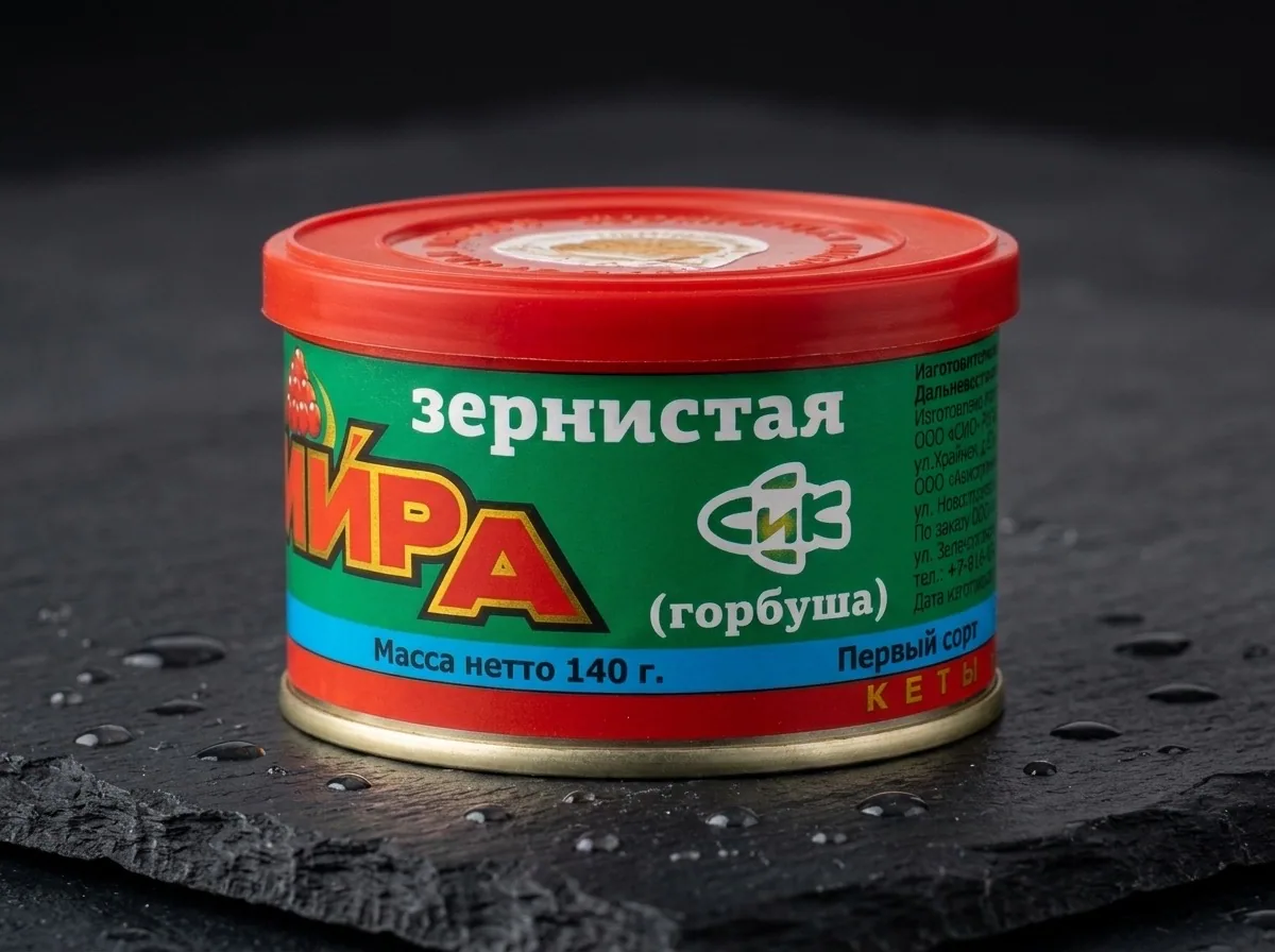 Красная икра в ассортименте компании